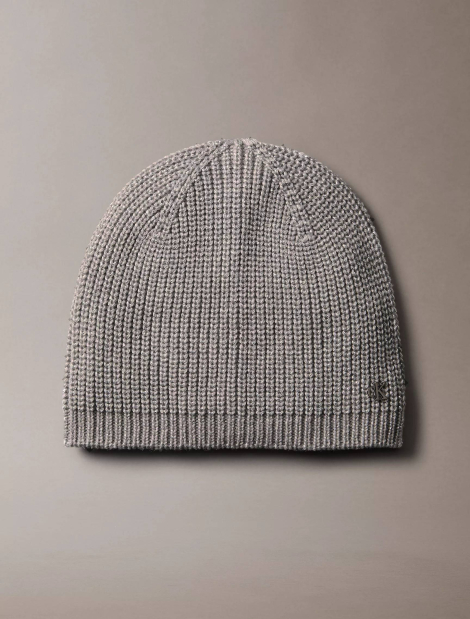 В'язана жіноча шапка Calvin Klein з блиском 1159859907 (Сірий One size)