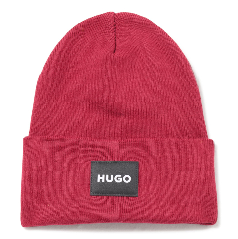 В'язана шапка HUGO by Hugo Boss з логотипом 1159860017 (Червоний One size)