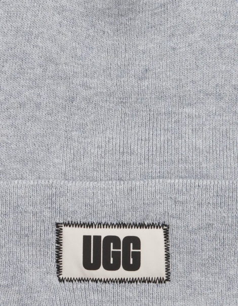 Вязаная шапка-бини UGG с логотипом 1159861603 (Серый One size)