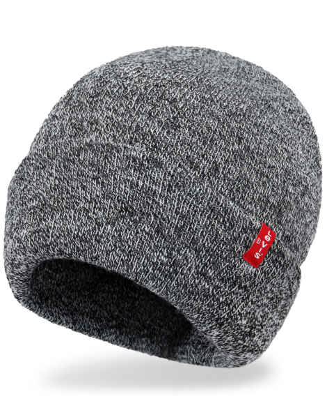 Вязаная шапка Levi's с логотипом 1159861947 (Серый One size)
