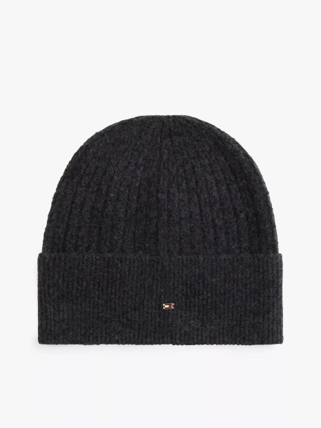 В'язана шапка - біні Tommy Hilfiger 1159862769 (Чорний One size)