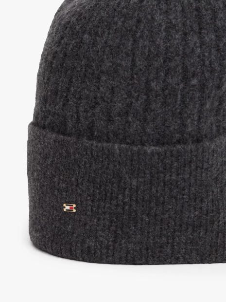 В'язана шапка - біні Tommy Hilfiger 1159862769 (Чорний One size)