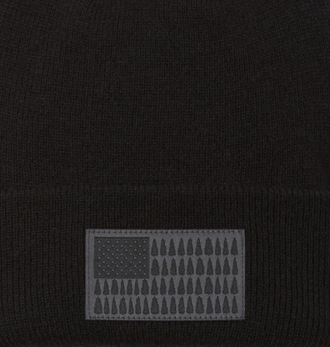 В'язана шапка-біні Columbia з нашивкою 1159863266 (Чорний One size)