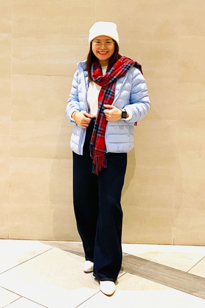 Вязаная шапка UNIQLO HEATTECH 1159863623 (Молочный One size)