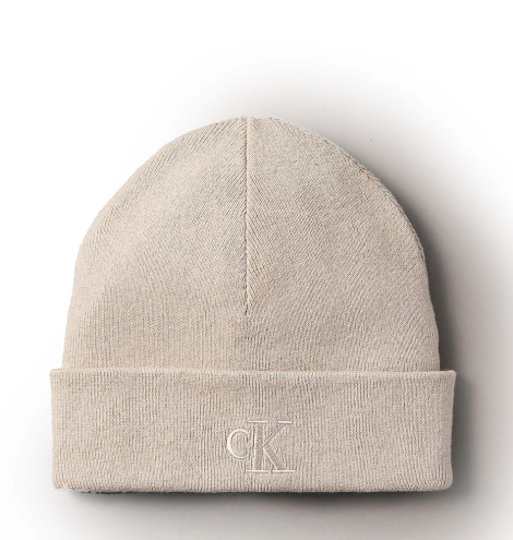 Шапка Calvin Klein з монограмою 1159864354 (Бежевий One size)