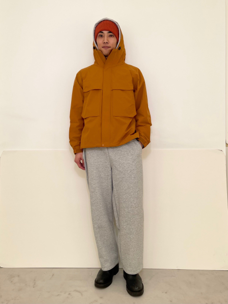 Вязаная шапка UNIQLO HEATTECH 1159865275 (Оранжевый One size)