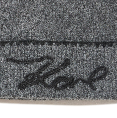 Шапка Karl Lagerfeld Paris с логотипом 1159865307 (Серый One size)