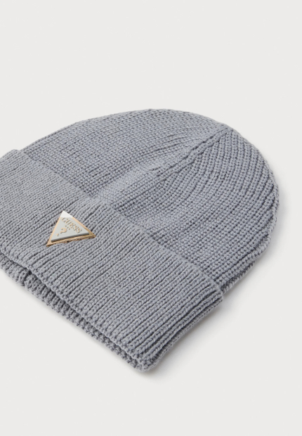 Вязаная шапка-бини Guess 1160128374 (Серый One size)