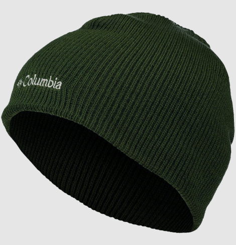 Шапка бини Columbia с логотипом 1160150997 (Зеленый One size)