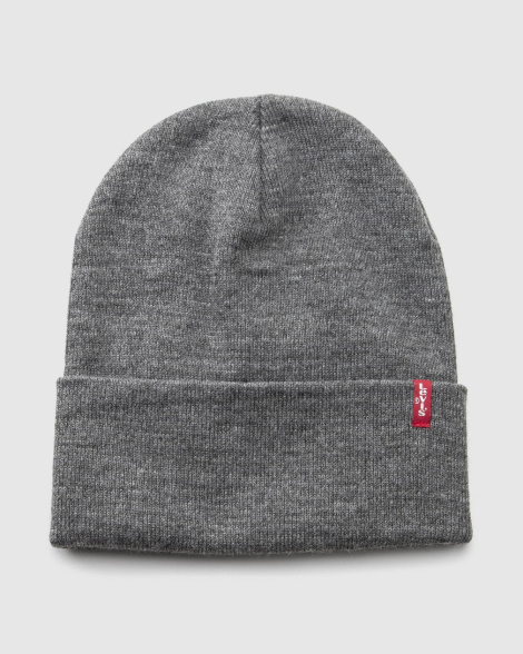 Вязаная шапка-бини Levi's 1160302364 (Серый One size)