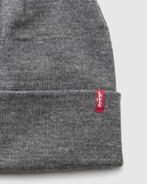 В'язана шапка-біні Levi's 1160302364 (Сірий One size)