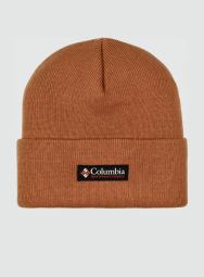 Вязаная шапка бини Columbia с логотипом 1159842587 (Коричневый One size)