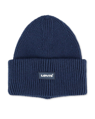 Стильная вязаная шапка Levi's с логотипом 1159842850 (Синий One size)