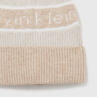 Женская вязаная шапка Calvin Klein 1159843612 (Бежевый One size)