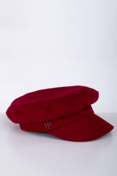 Жіночий теплий бере Tommy Hilfiger 1159849117 (Бордовий One size)