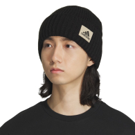 В'язана шапка-біні Adidas з логотипом 1159849286 (Чорний One size)