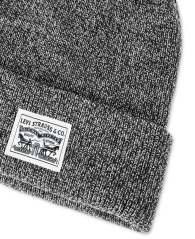 Вязаная шапка Levi's с логотипом 1159850252 (Серый One size)