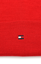 В'язана шапка - біні Tommy Hilfiger 1159850975 (Червоний One size)