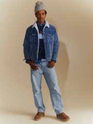 В'язана шапка біні Levi's з логотипом 1159851291 (Бежевий One size)