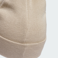 Шапка-бини Adidas с логотипом 1159851971 (Бежевый One size)