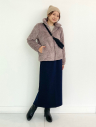 Вязаная шапка из пряжи Soufflé UNIQLO 1159856017 (Бежевый One size)