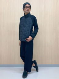 В'язана шапка UNIQLO 1159856514 (Сірий One size)