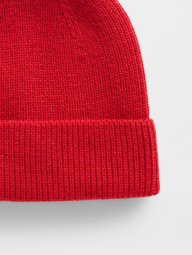 Вязаная шапка GAP 1159856900 (Красный One size)