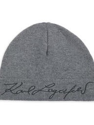 Шапка Karl Lagerfeld Paris с логотипом 1159857092 (Серый One size)