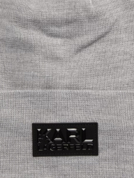 Шапка Karl Lagerfeld Paris с логотипом 1159857093 (Серый One size)
