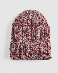 В'язана шапка Levi's 1159857362 (Білий/Бордовий One size)