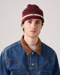 Вязаная шапка Levi's 1159857526 (Бордовый One size)