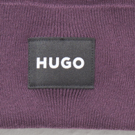 В'язана шапка HUGO by Hugo Boss з логотипом 1159858806 (Фіолетовий One size)