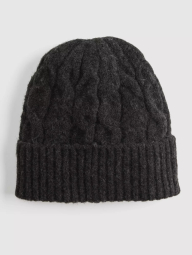 Вязаная шапка бини Levi's с логотипом 1159859649 (Серый One size)