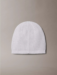 Женская вязаная шапка Calvin Klein с блеском 1159859906 (Сиреневый One size)