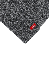 Вязаная шапка Levi's с логотипом 1159861947 (Серый One size)