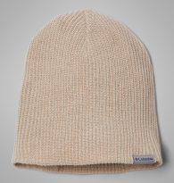 Теплая вязаная шапка бини Columbia с логотипом 1159863890 (Бежевый One size)