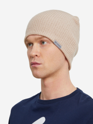 Тепла трикотажна шапка біні Columbia з логотипом 1159863890 (Бежевий One size)