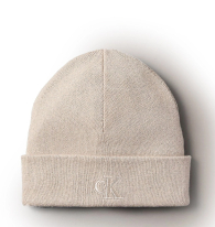 Шапка Calvin Klein з монограмою 1159864354 (Бежевий One size)