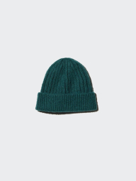 Вязаная шапка UNIQLO HEATTECH 1159865161 (Зеленый One size)
