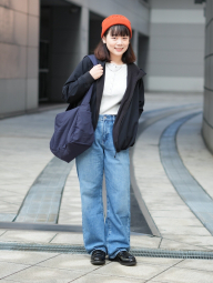 Вязаная шапка UNIQLO HEATTECH 1159865275 (Оранжевый One size)