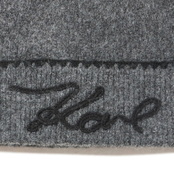 Шапка Karl Lagerfeld Paris с логотипом 1159865307 (Серый One size)