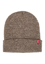 Вязаная шапка-бини Levi's 1160305698 (Коричневый One size)