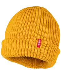 Стильная шапка Levi's с логотипом 1160441382 (Желтый One size)