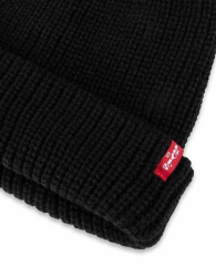 Стильна шапка Levi's з логотипом 1160478133 (Чорний One size)
