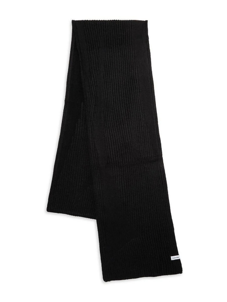 Вязаный шарф Calvin Klein 1159839494 (Черный One size)