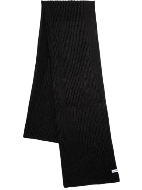 Вязаный шарф Calvin Klein 1159839494 (Черный One size)