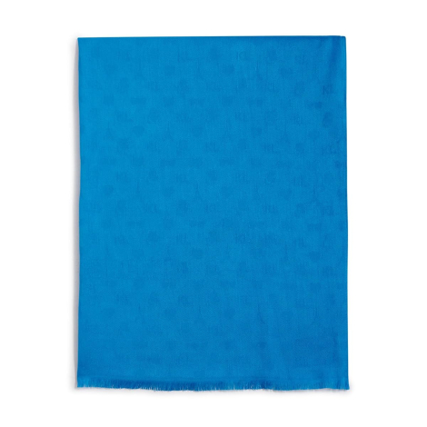 Женский шарф Karl Lagerfeld Paris с узором 1159853319 (Синий One size)