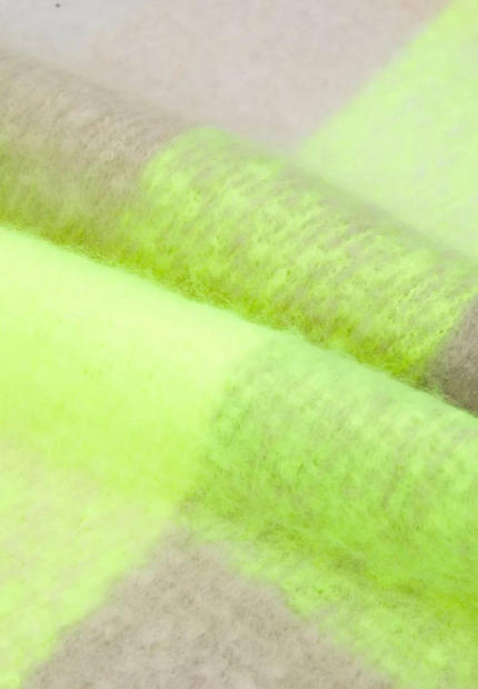 Шарф Levi's в клетку 1159858883 (Салатовый One size)