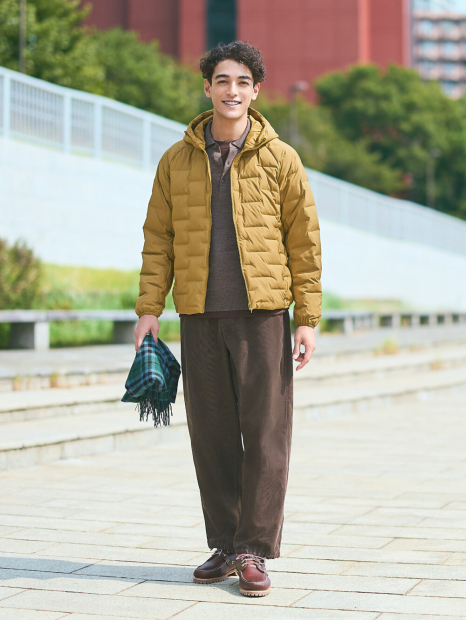 Шарф HEATTECH Uniqlo з принтом у клітку 1159859496 (Зелений One size)