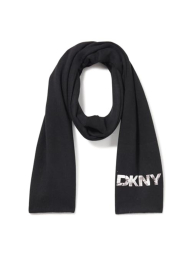 Шарф DKNY с логотипом 1159845967 (Черный One size)